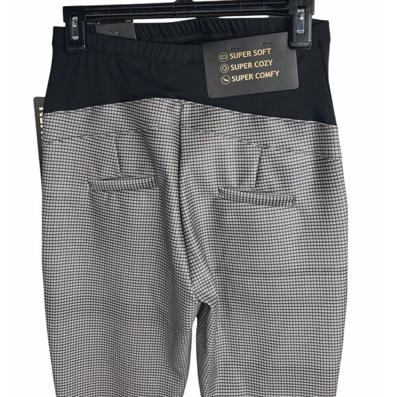 Free‎ Haven Maternity Stretch Pants With Houndstooth Print Size XL - Picture 7 of 11